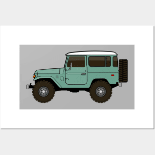 fj40 Land Cruiser green Posters and Art